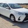 Toyota Yaris 2022 GCC  White.